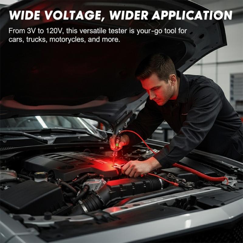 Workshop Use Tools - Testeur de tension 3V 120V avec