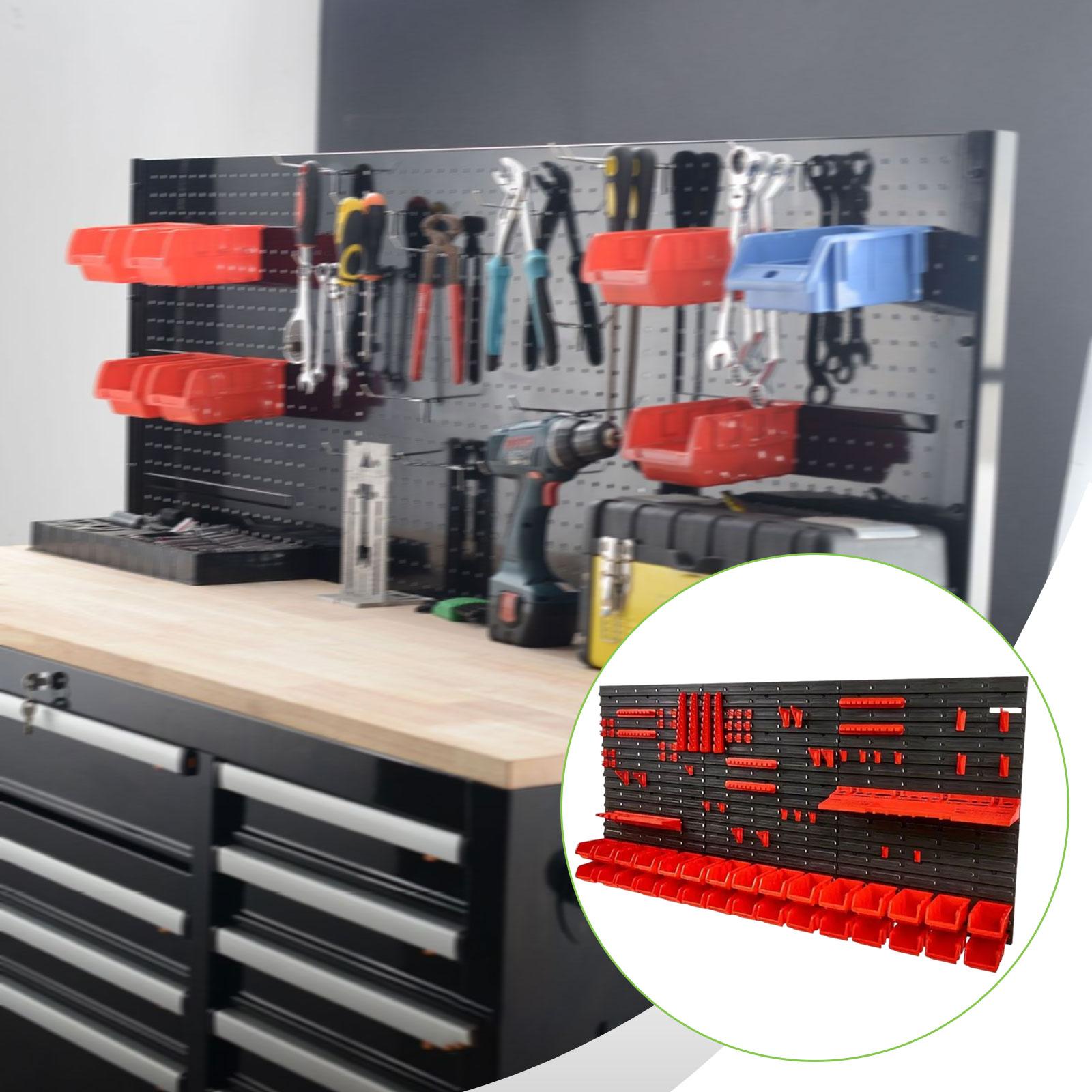 Workshop Tools Board - Organisateur d'outils mural en plastique ABS,