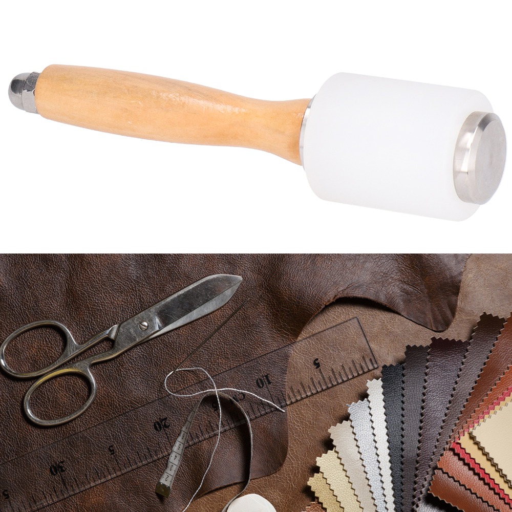 Mallet Wood Carving - Marteau de sculpture sur cuir multi-matériaux,