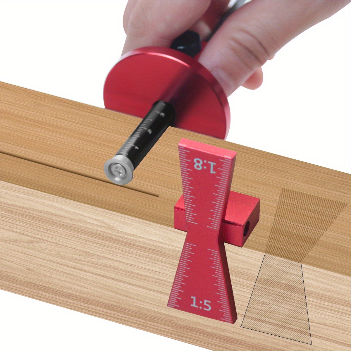 Dovetail Marking Guide - Jauge de marquage de roue, gabarit