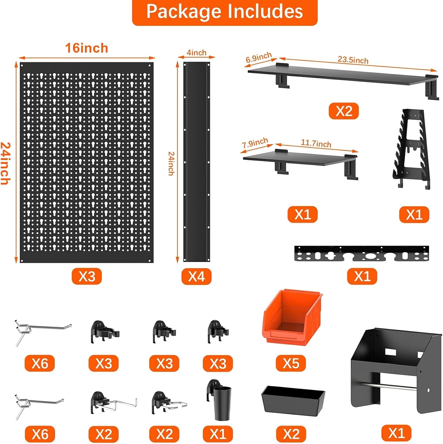 Kit de panneaux organisateurs  - Workshop Tools Board avis et prix